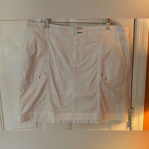 Rafaella Cream Cotton Skirt